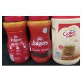 2 folgers classic roast coffee 16oz jars. Coffee