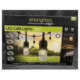 LED cafe lights indoor & outdoor 36 feet, 18