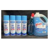 4-Glass Cleaners 19oz each, Windex 1 gallon,