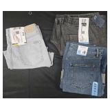 Women's size 8 denim shorts, size 10 jeans and