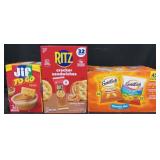 Jif to go peanut butter 36ct cups box. Ritz 32ct
