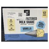 12-11.5 fl oz vanilla milk shakes