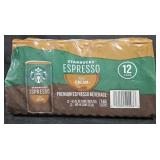 Starbucks Espresso and Cream 12 pack 6.5oz cans
