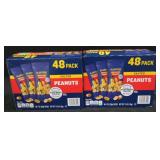 2-48pk planters salted peanuts box