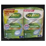 Twin pack 204 tablets of dental dentures rapid