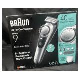 BRAUN All-In-One Beard, Hair, and body trimmer.