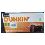 Dunkin decaf medium roast 54 k-cup pods