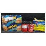 2pk 4 12oz cans spam classic. Black top pink