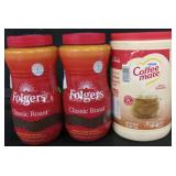 2 folgers classic roast  16oz jars. Coffee mate