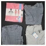 Women's size Large pajama set and sleep dresses.