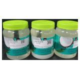 3 coconut oil 56oz jars
