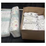 12 full baby wipes with 96 wipes in each one