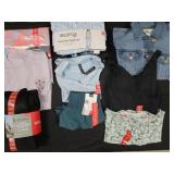 Women's size X-Small shirts, pants, shorts and