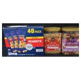 Planters 48pk salted peanuts box. Extra LG