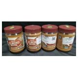 4 creamy almond butter jars 24oz
