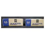 2- AAA Batteries 66 count each