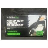 Medium-Duty Ratchet Tie-Down Set