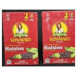 2- Sun Maid raisins 60oz each