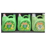 2- Gain laundry detergent 170oz each. Gain fabric
