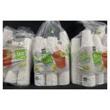 3 bags of 300 12oz cups.