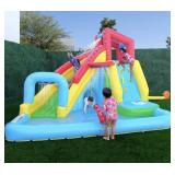 My 1st Water Slide Splash and Slide with Tunnel