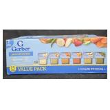 Gerber puree baby food 15 count twin packs