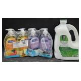 4- Softsoap hand soap 11.25oz each. Moisturizing
