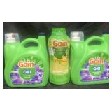 2 Gain Detergent 1.32 gal, Gain Scent Boosters