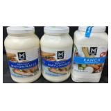 2 extra heavy mayonnaise 128oz containers. Ranch