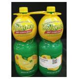 2 48oz real lemon 100% lemon juice bottles
