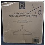 Heavy Duty velvet clothes hangers 50 count