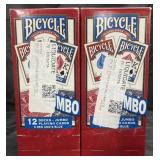 24 decks Bicycle jumbo playing cards