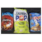 Doritos spicy nacho 18oz. Skinny Pop original
