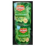 2 del monte fancy cut green beans 101oz cans