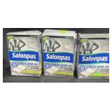 3- boxes of Salonpas pain relieving gel patch