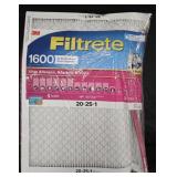 Damaged Air filters 20x25x1 pack of 4