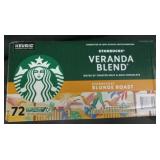 Starbucks veranda blend 72 pods