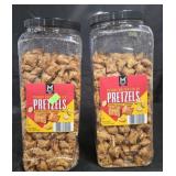 2- Peanut butter filled pretzels 44oz each