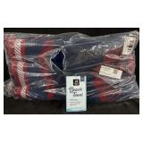 100% cotton beach towel, 40 x 72. 6ft long.