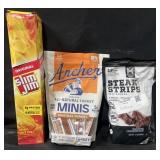 24-.97 oz Slim Jim snack sticks, 24-.46 oz Archer
