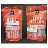 2- Beef Sticks 12 count each