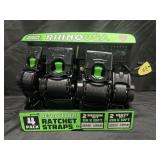 4 pack Rhino USA ratchet straps