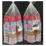 2 bags of 172 red solo cups.