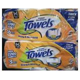 2- Super Premium Paper Towels 15 rolls each