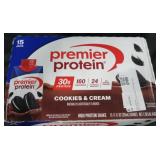 Cookies n cream premier protein shakes 15ct box