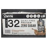 Owyn Chocolate protein shakes 15 pack 11oz