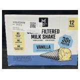 12-11.5 fl oz vanilla milk shakes