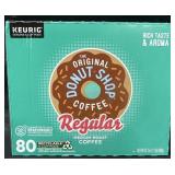 80 Donut Shop regular coffee K-Cup pods