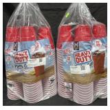 2- Heavy Duty 18oz Party Cups 344 ct