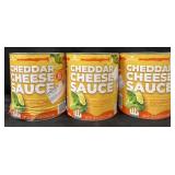 3-106oz cheddar cheese sauce